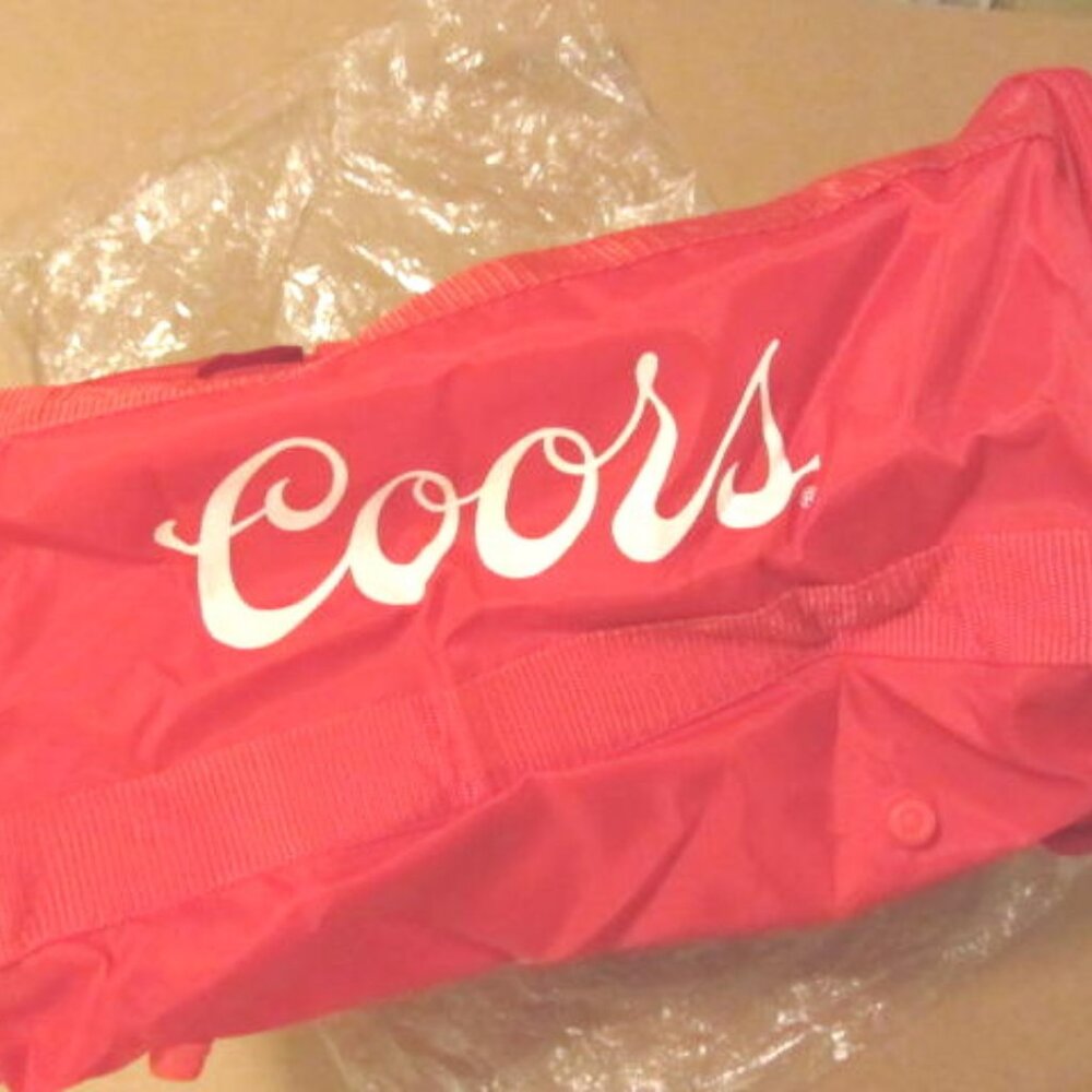 Brand NEW COORS beer carry shoulder bag w/ handles & shoulder strap